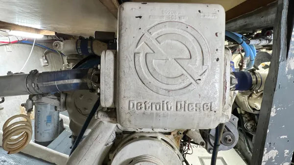 1985 Bertram 46 Convertible — Twin Detroit 8V92 Diesels, Miami