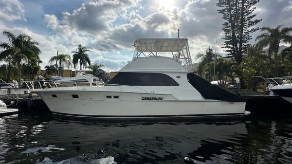 1985 Bertram 46 Convertible — Twin Detroit 8V92 Diesels, Miami