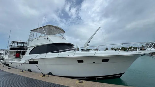 1985 Bertram 46 Convertible — Twin Detroit 8V92 Diesels, Miami