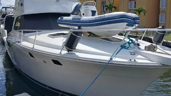 1985 Bertram 46 Convertible — Twin Detroit 8V92 Diesels, Miami