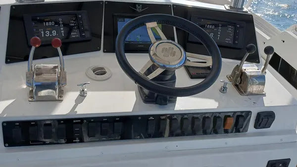 1985 Bertram 46 Convertible — Twin Detroit 8V92 Diesels, Miami