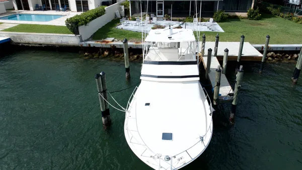 1990 Viking 43 Convertible — Twin Detroit 8V92 Diesels, Miami Beach