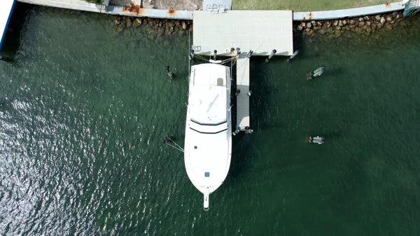 1990 Viking 43 Convertible — Twin Detroit 8V92 Diesels, Miami Beach