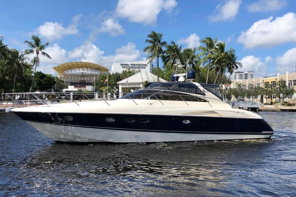 2002 Viking Princess V50 — Twin Volvo D12 Diesels, Hallandale Beach