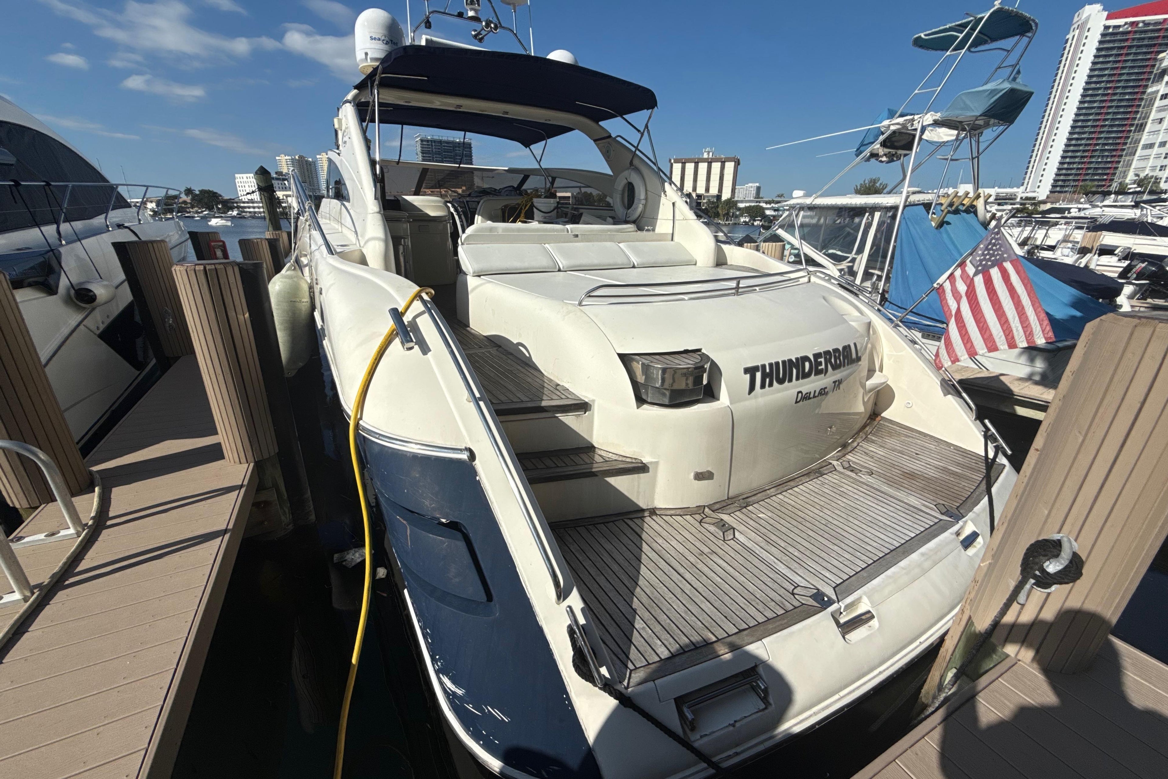 2002 Viking Princess V50 — Twin Volvo D12 Diesels, Hallandale Beach