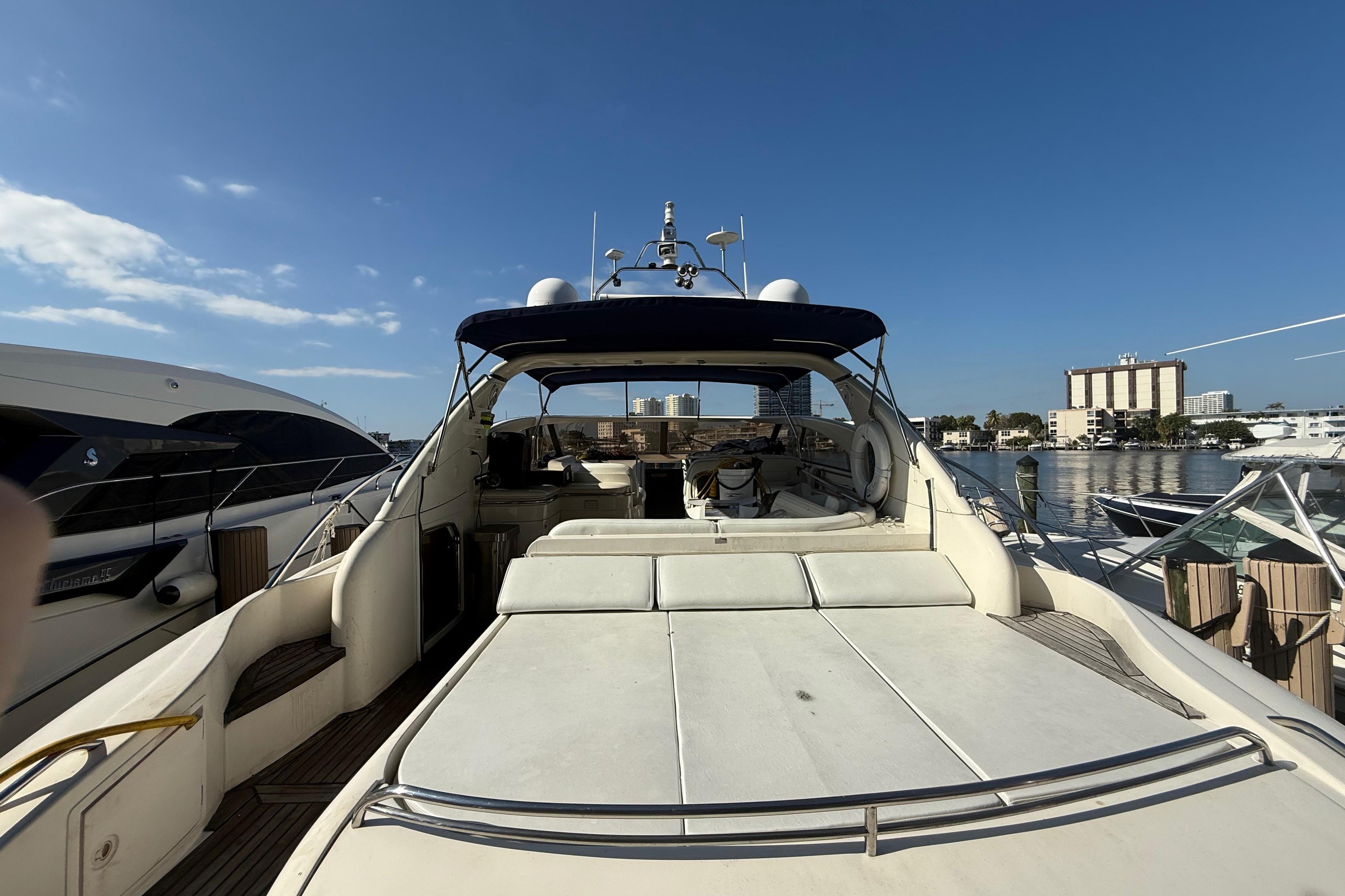 2002 Viking Princess V50 — Twin Volvo D12 Diesels, Hallandale Beach