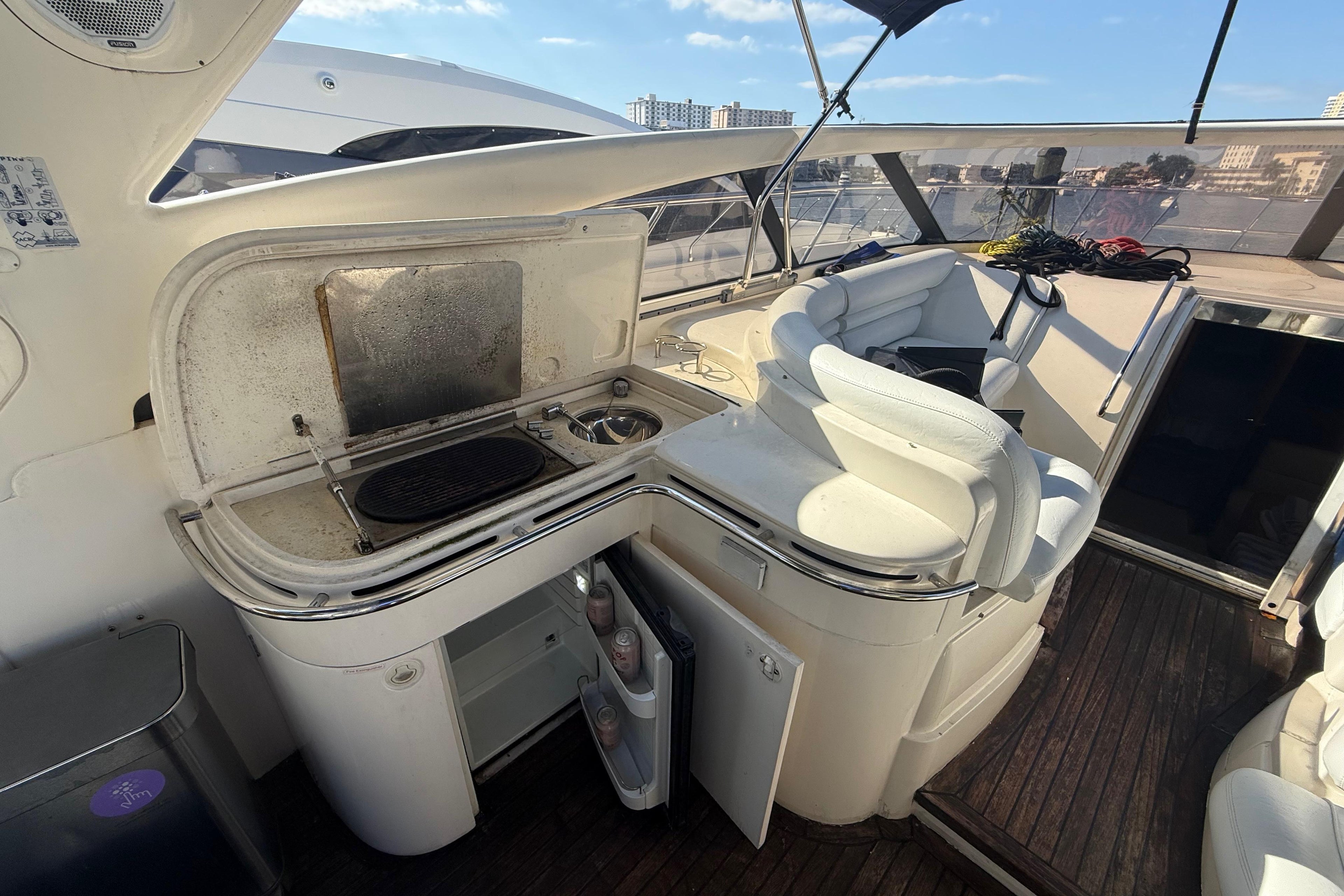 2002 Viking Princess V50 — Twin Volvo D12 Diesels, Hallandale Beach