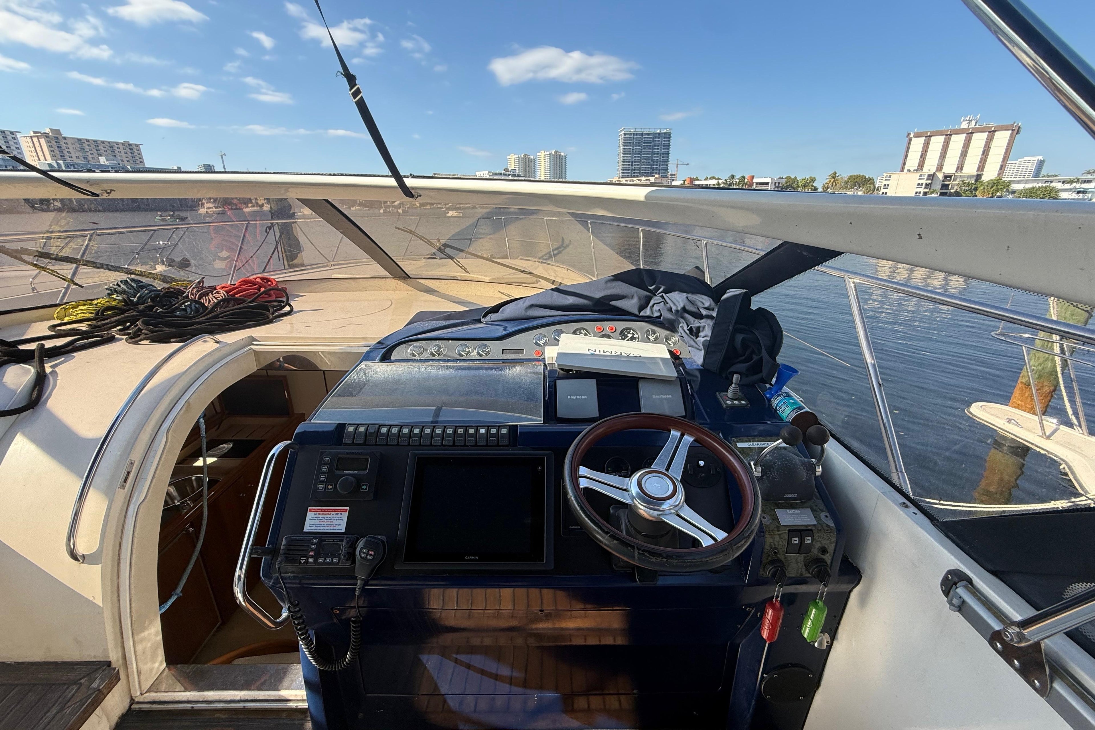 2002 Viking Princess V50 — Twin Volvo D12 Diesels, Hallandale Beach
