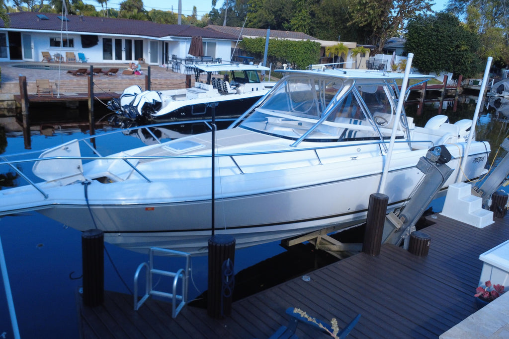 2005 Intrepid 348 Walkaround — Twin Suzuki 300s, Pompano Beach