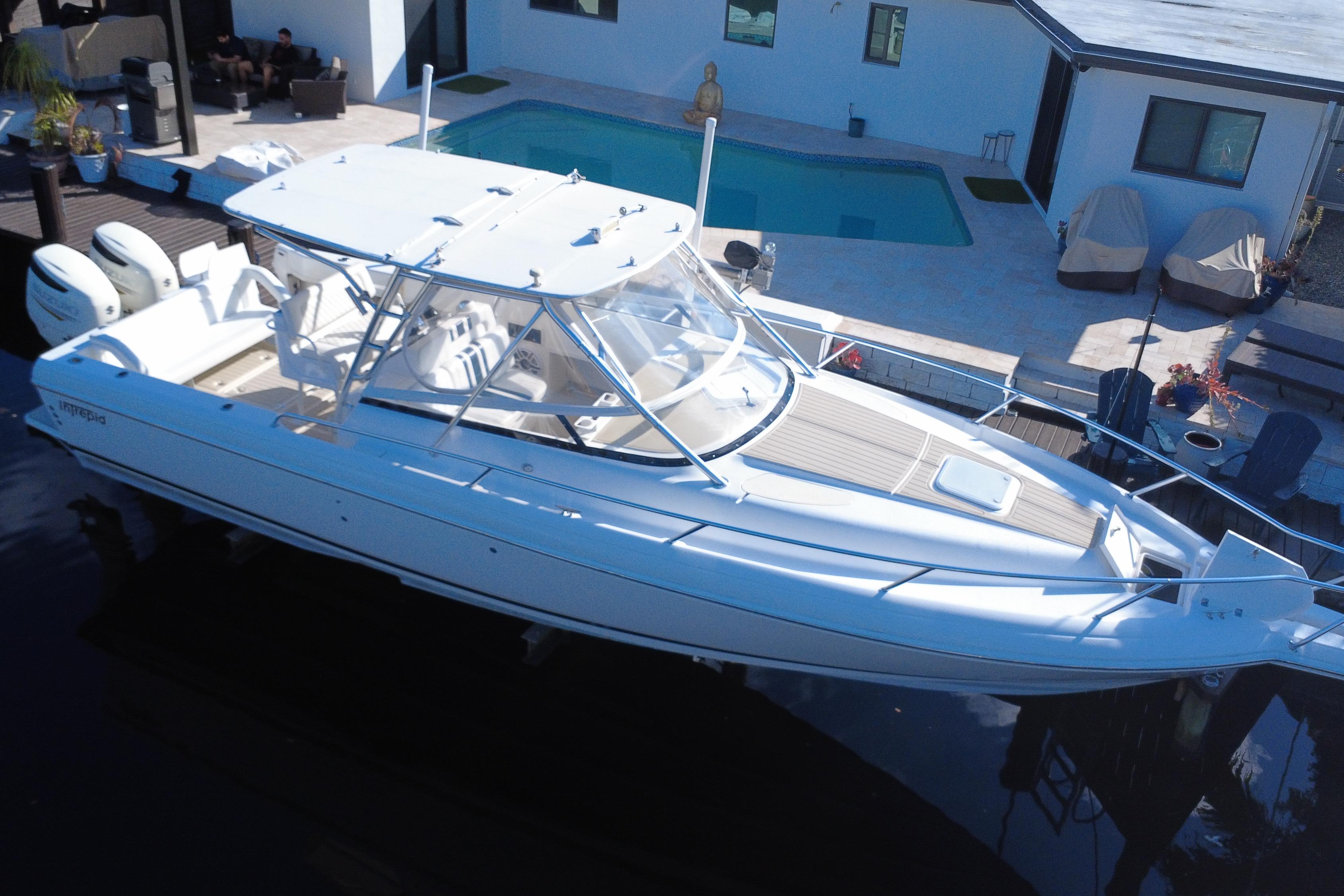 2005 Intrepid 348 Walkaround — Twin Suzuki 300s, Pompano Beach