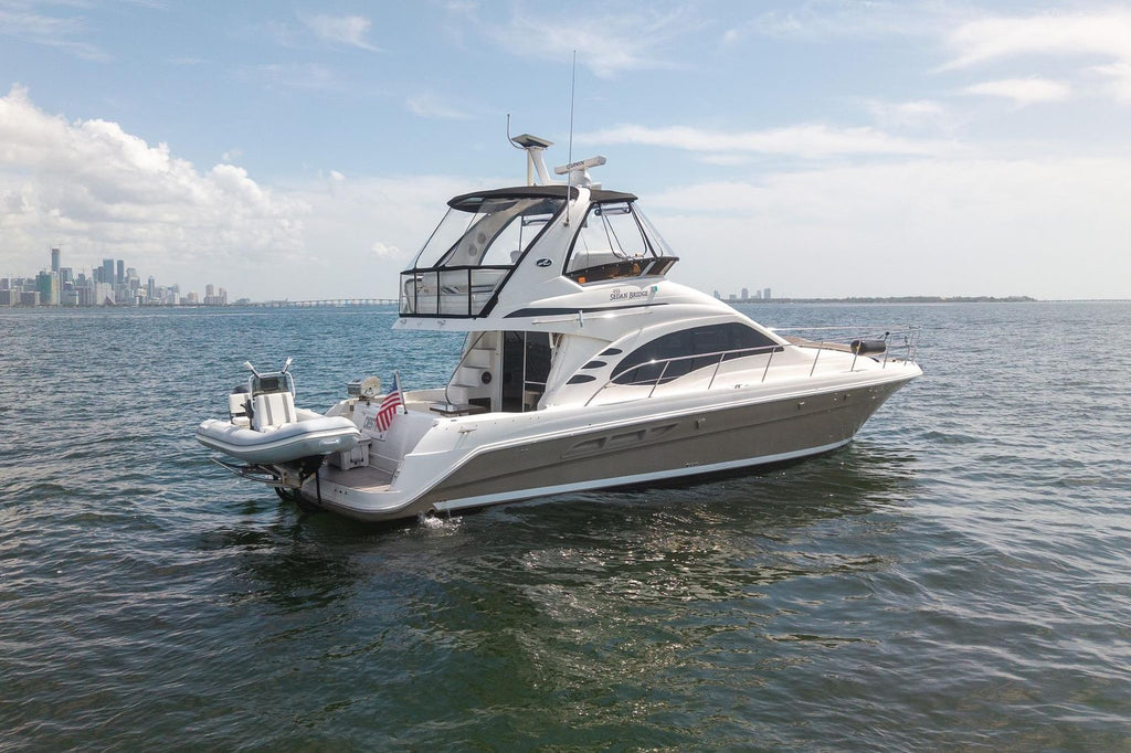 2006 Sea Ray 455 Sedan Bridge — Twin Cummins 500hp Diesels, Miami