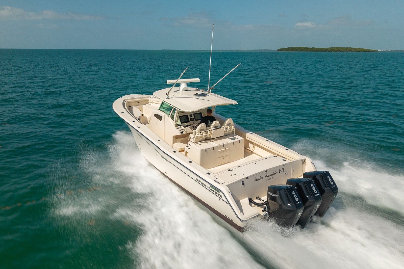2015 Grady-White Canyon 376 — 1,200 HP Triple Mercury V10 Outboards, Key Largo