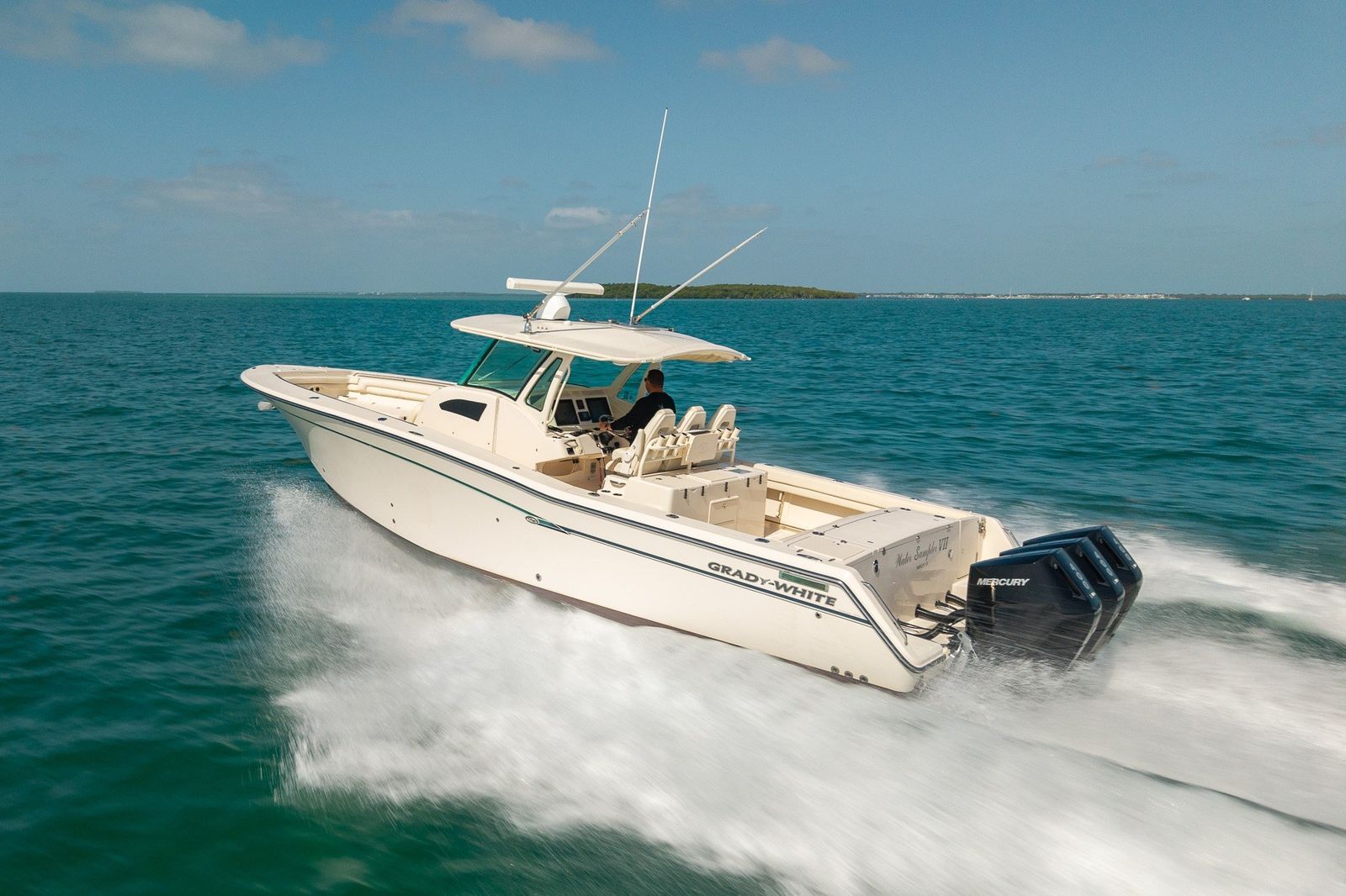 2015 Grady-White Canyon 376 — 1,200 HP Triple Mercury V10 Outboards, Key Largo