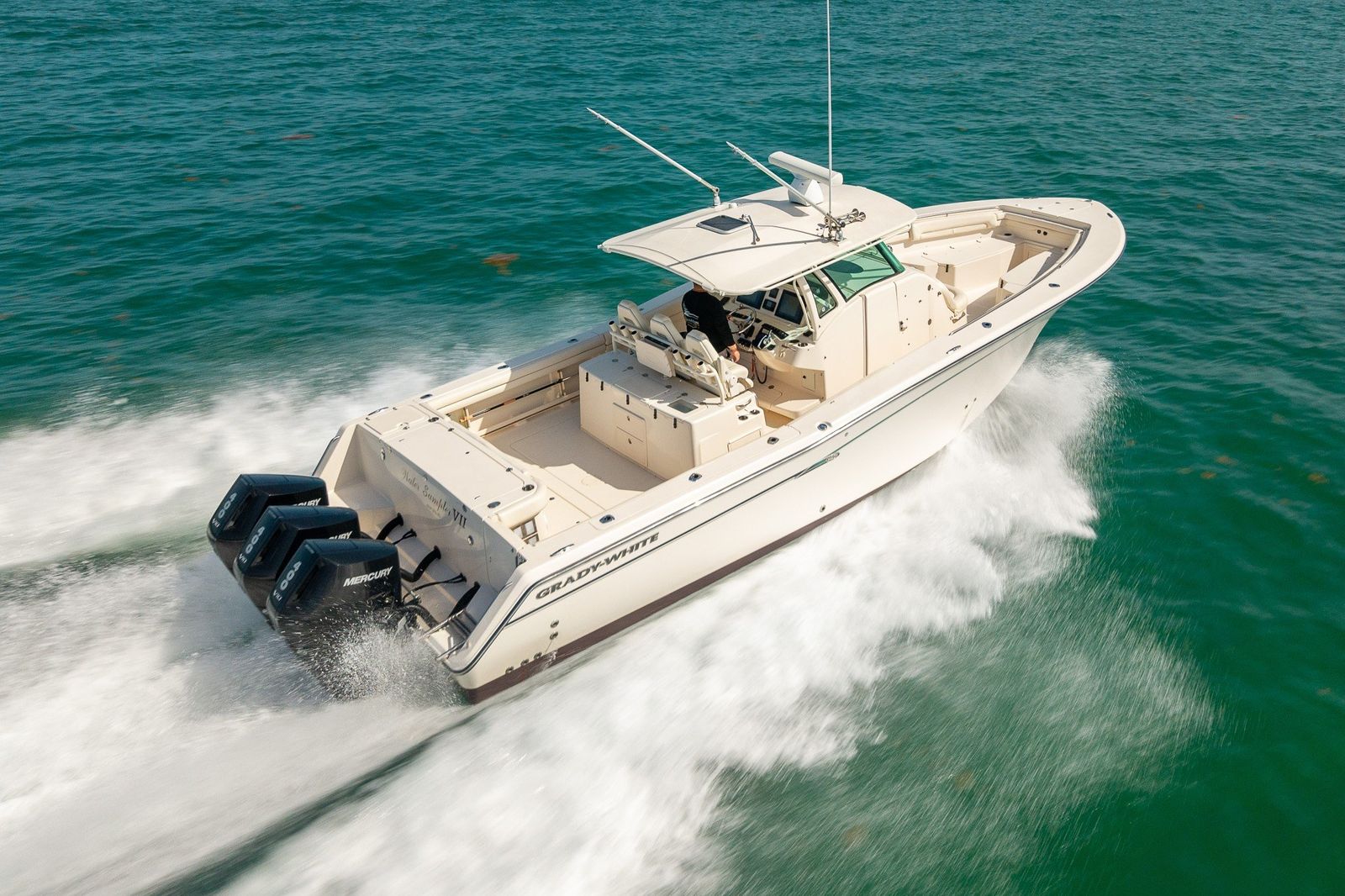 2015 Grady-White Canyon 376 — 1,200 HP Triple Mercury V10 Outboards, Key Largo