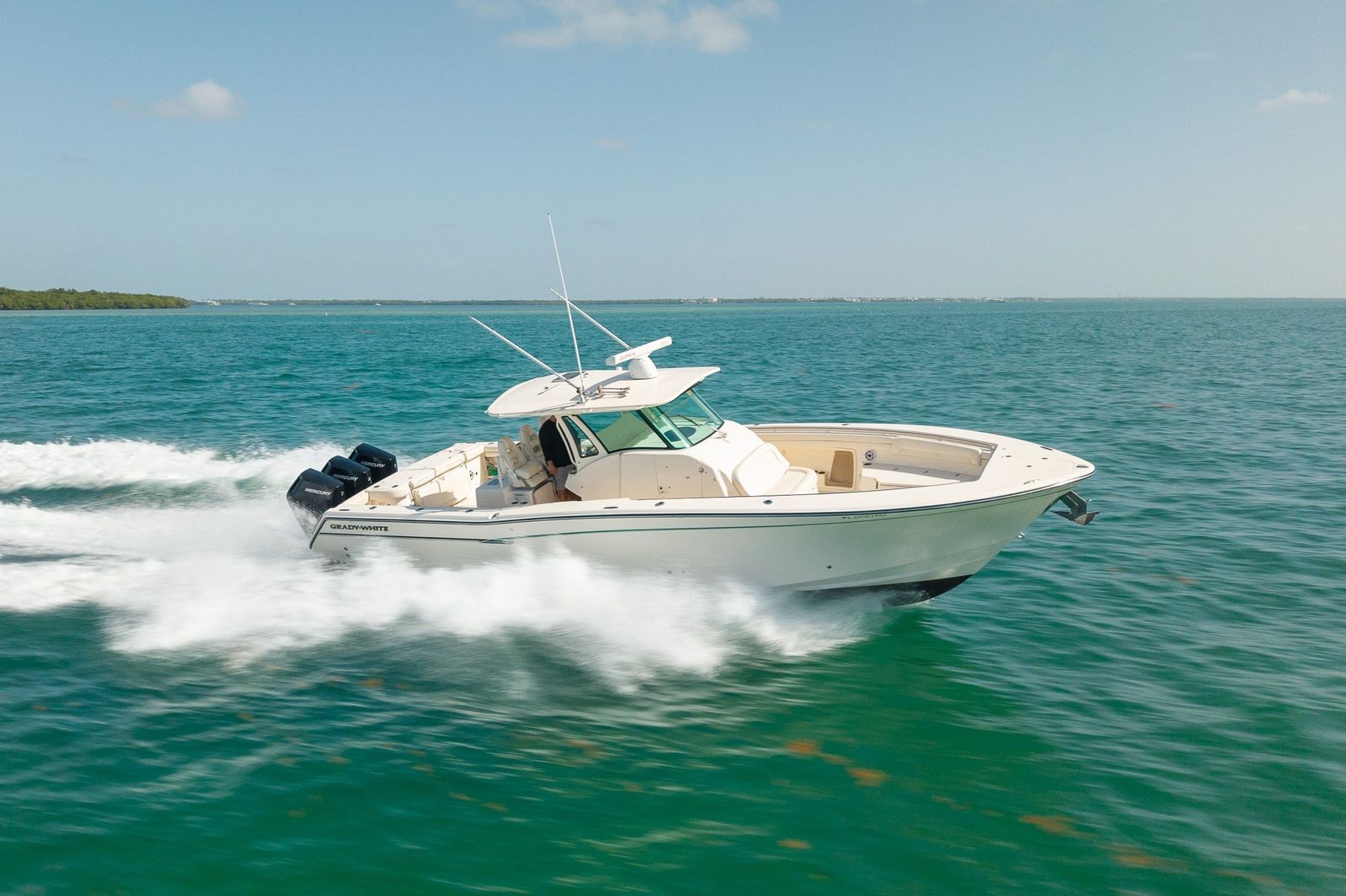 2015 Grady-White Canyon 376 — 1,200 HP Triple Mercury V10 Outboards, Key Largo
