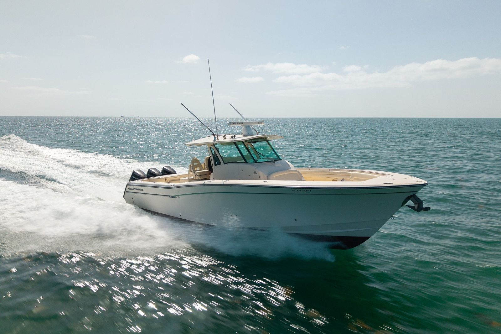 2015 Grady-White Canyon 376 — 1,200 HP Triple Mercury V10 Outboards, Key Largo
