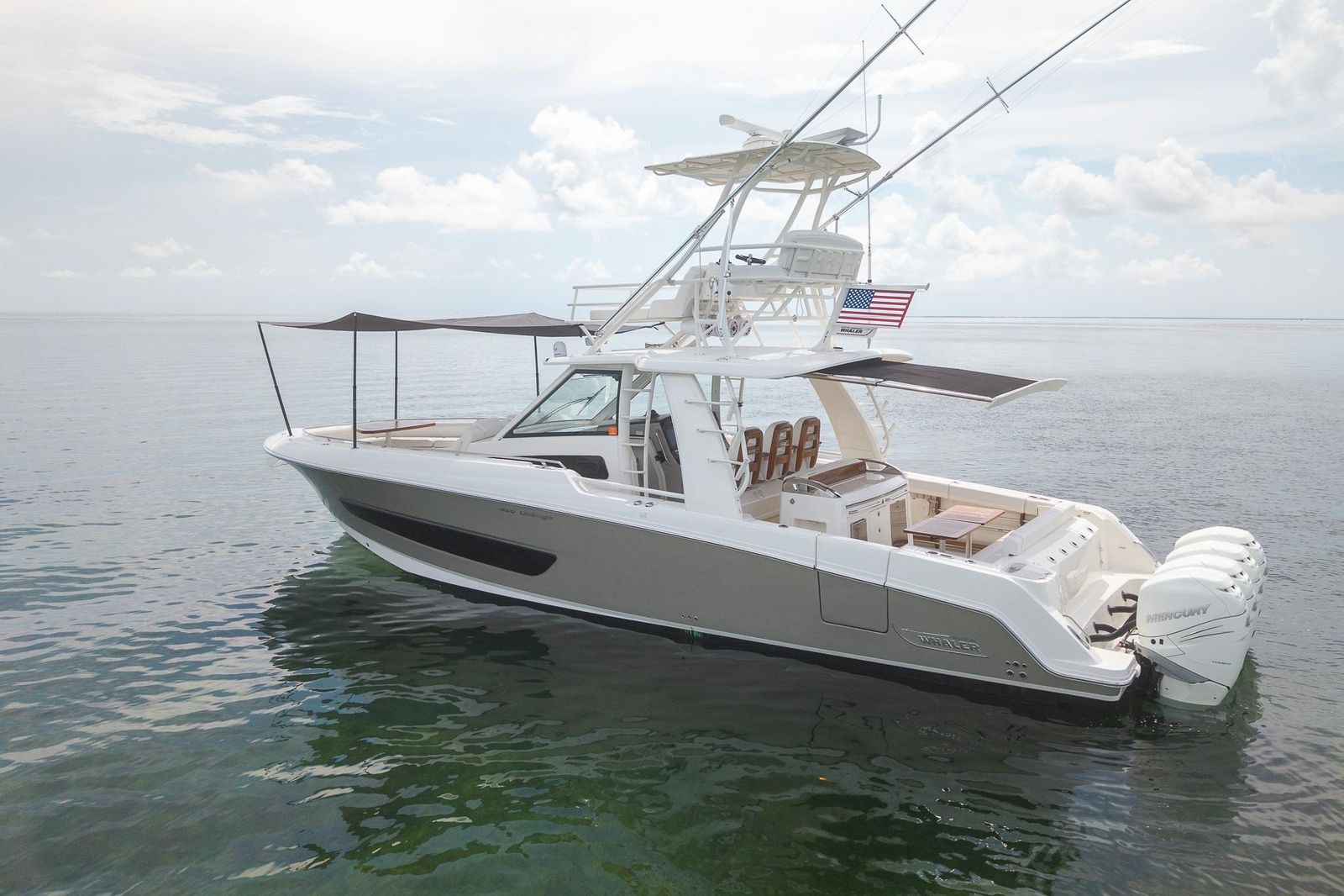 2017 Boston Whaler 420 Outrage — Quad Mercury 350 Verado, Cutler Bay