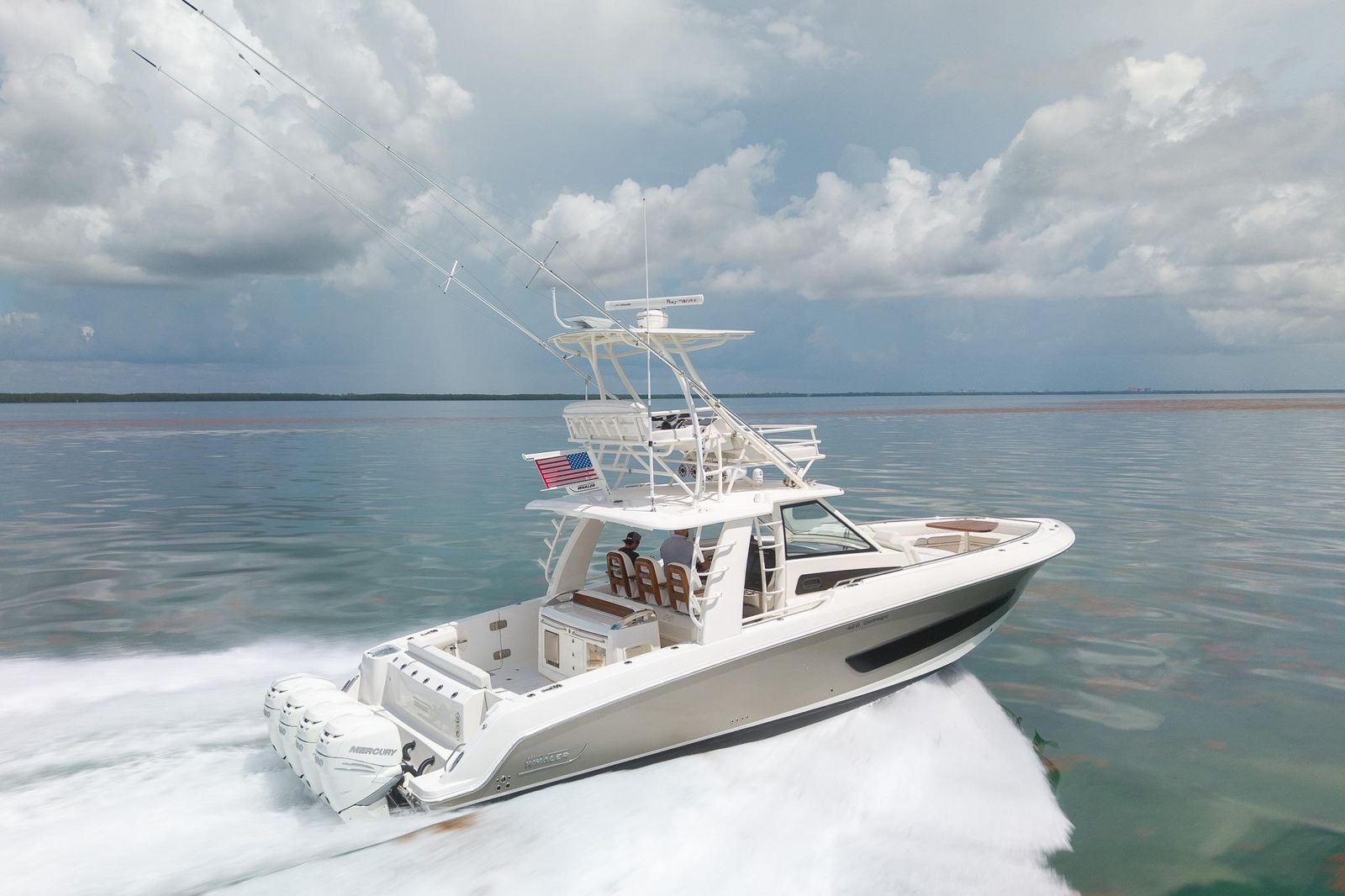 2017 Boston Whaler 420 Outrage — Quad Mercury 350 Verado, Cutler Bay