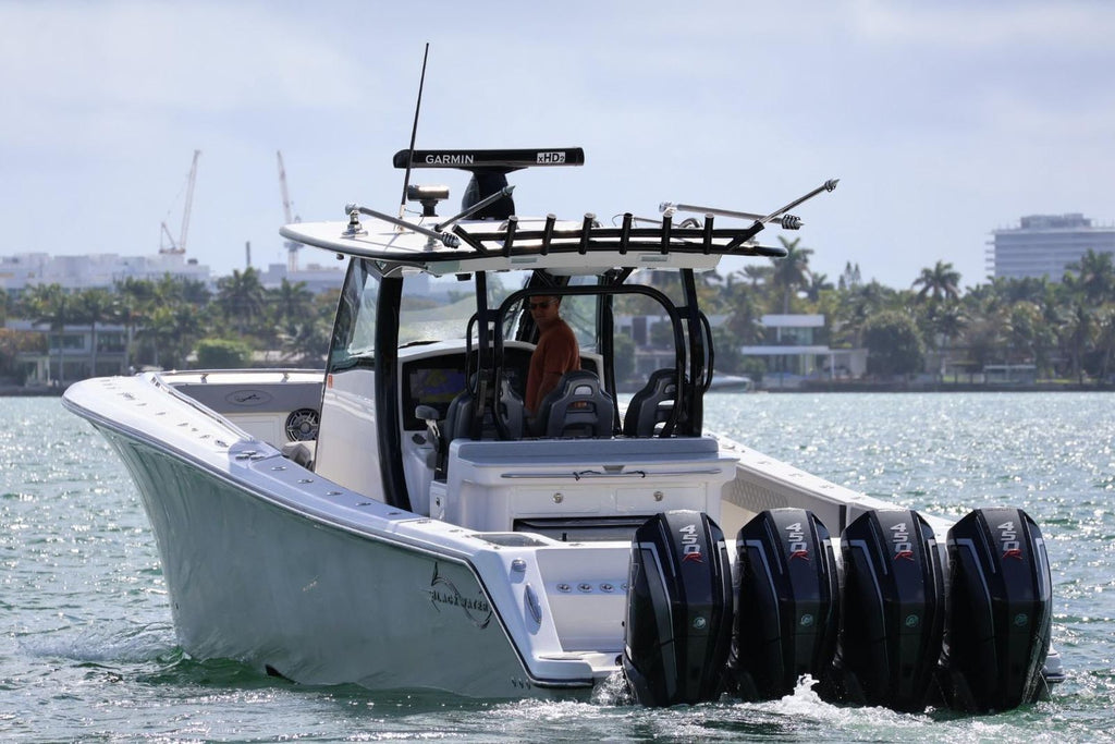 2020 Blackwater 41 Performance Fish — Quad Mercury 450R Outboards, North Miami
