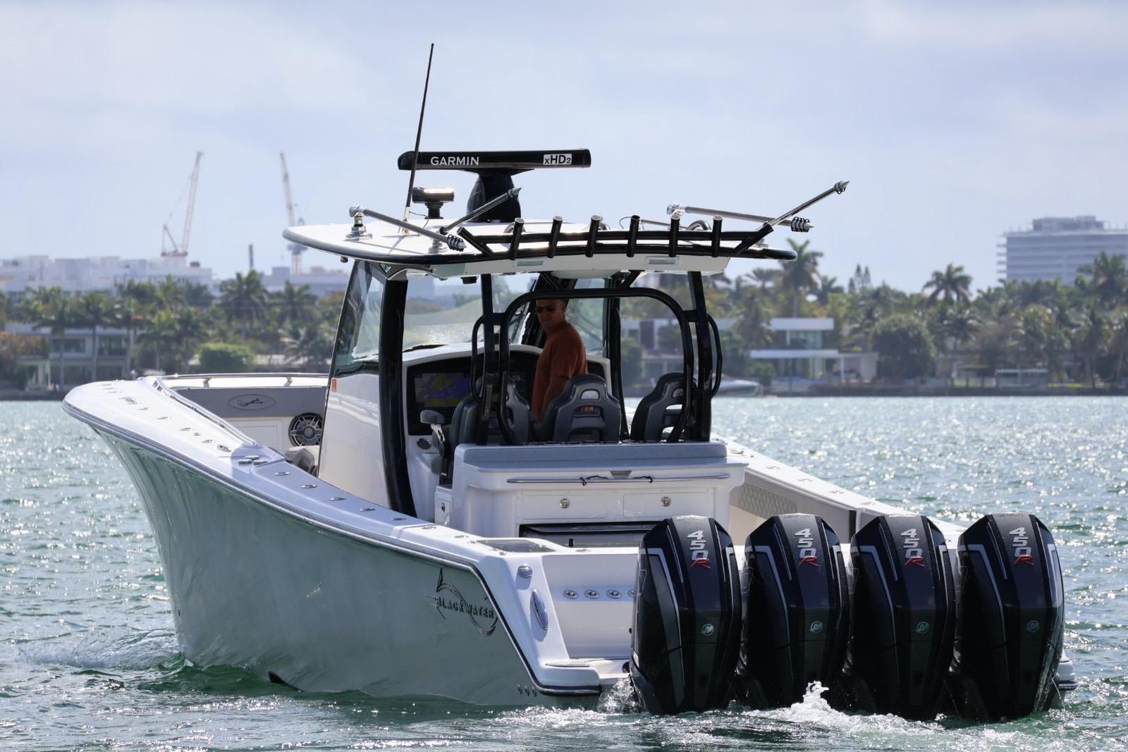 2020 Blackwater 41 Performance Fish — Quad Mercury 450R Outboards, North Miami