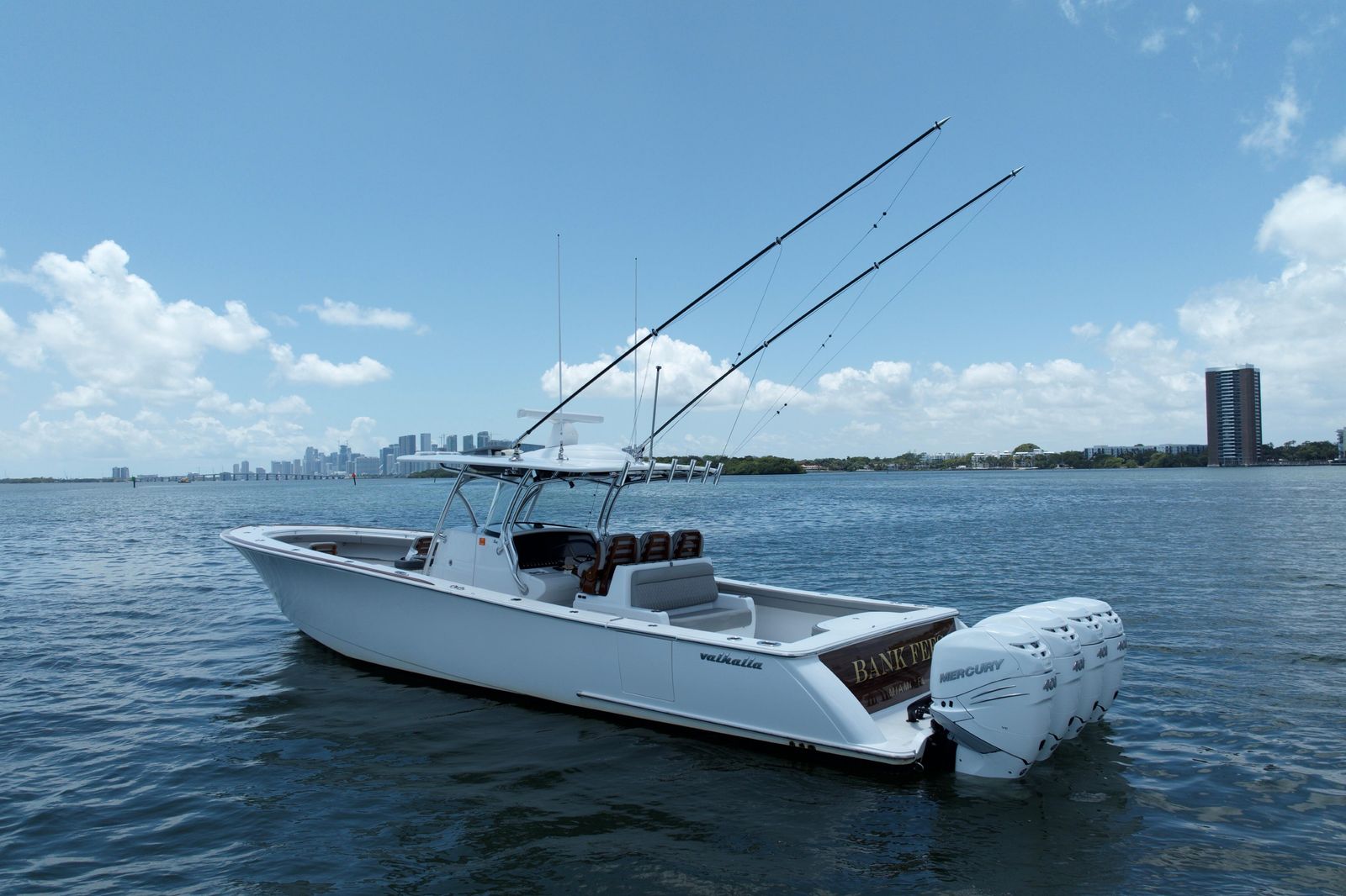 2022 Valhalla V-41 — Quad Mercury 400 Outboards, Miami Beach