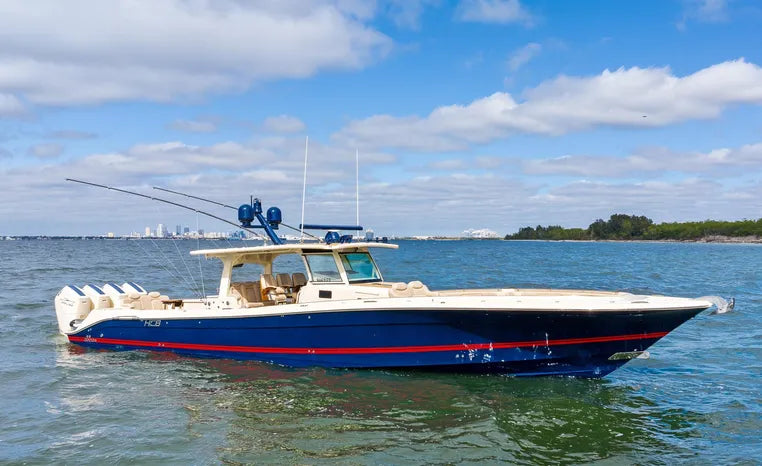 2023 HCB 53 Suenos RXV — Quad Mercury 600s, Key Largo