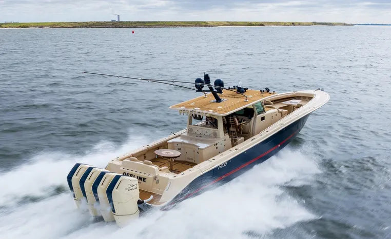 2023 HCB 53 Suenos RXV — Quad Mercury 600s, Key Largo