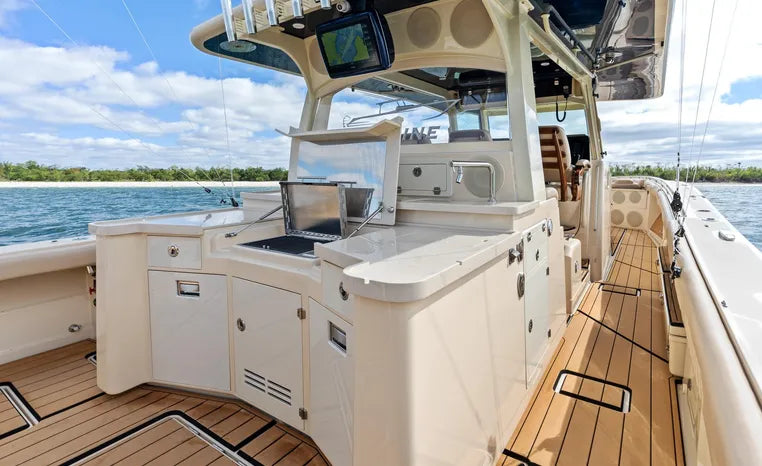 2023 HCB 53 Suenos RXV — Quad Mercury 600s, Key Largo