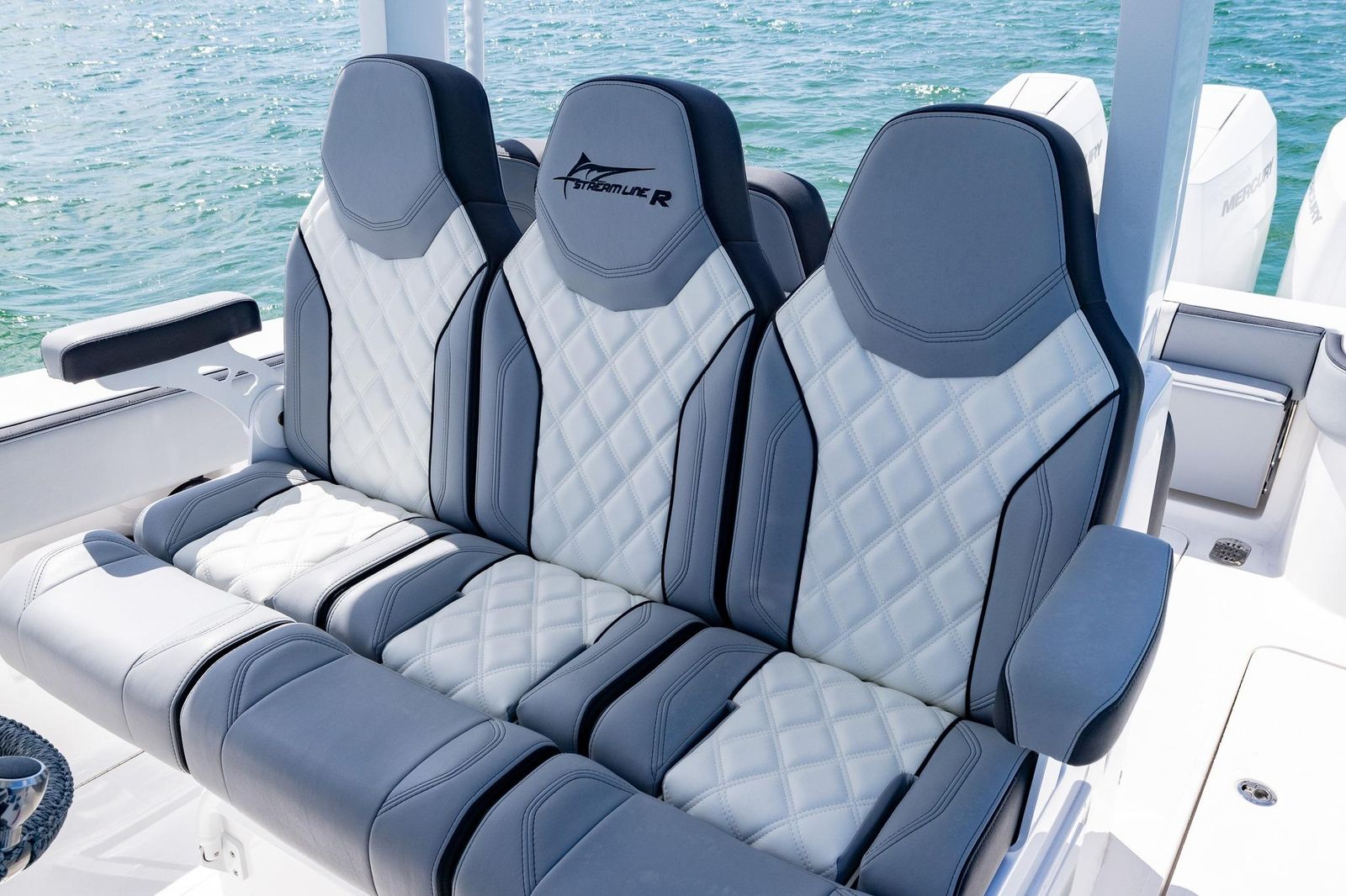 2025 Streamline R 35 — Triple Mercury 400 V10s (1200 hp), Key Largo