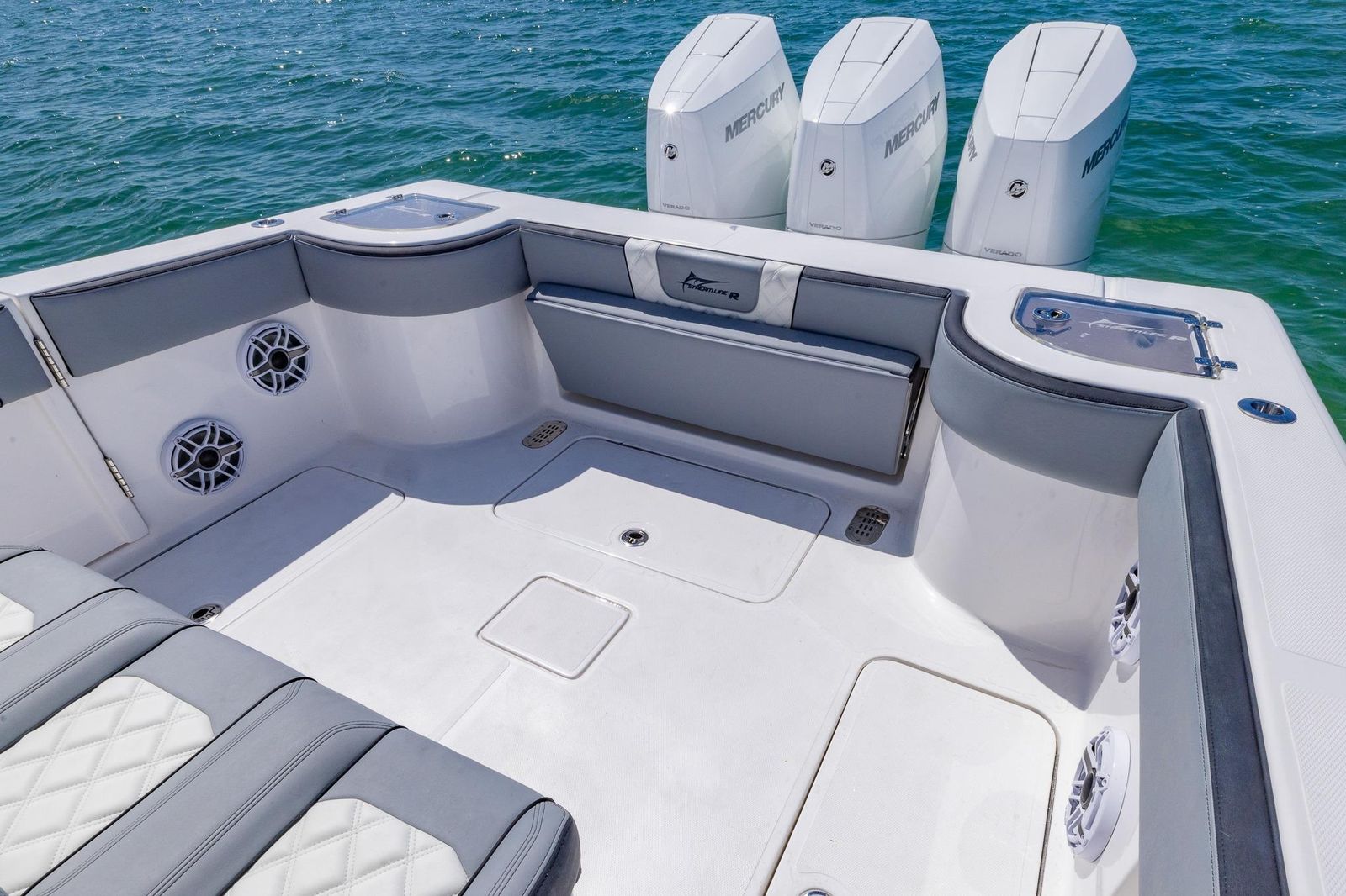 2025 Streamline R 35 — Triple Mercury 400 V10s (1200 hp), Key Largo