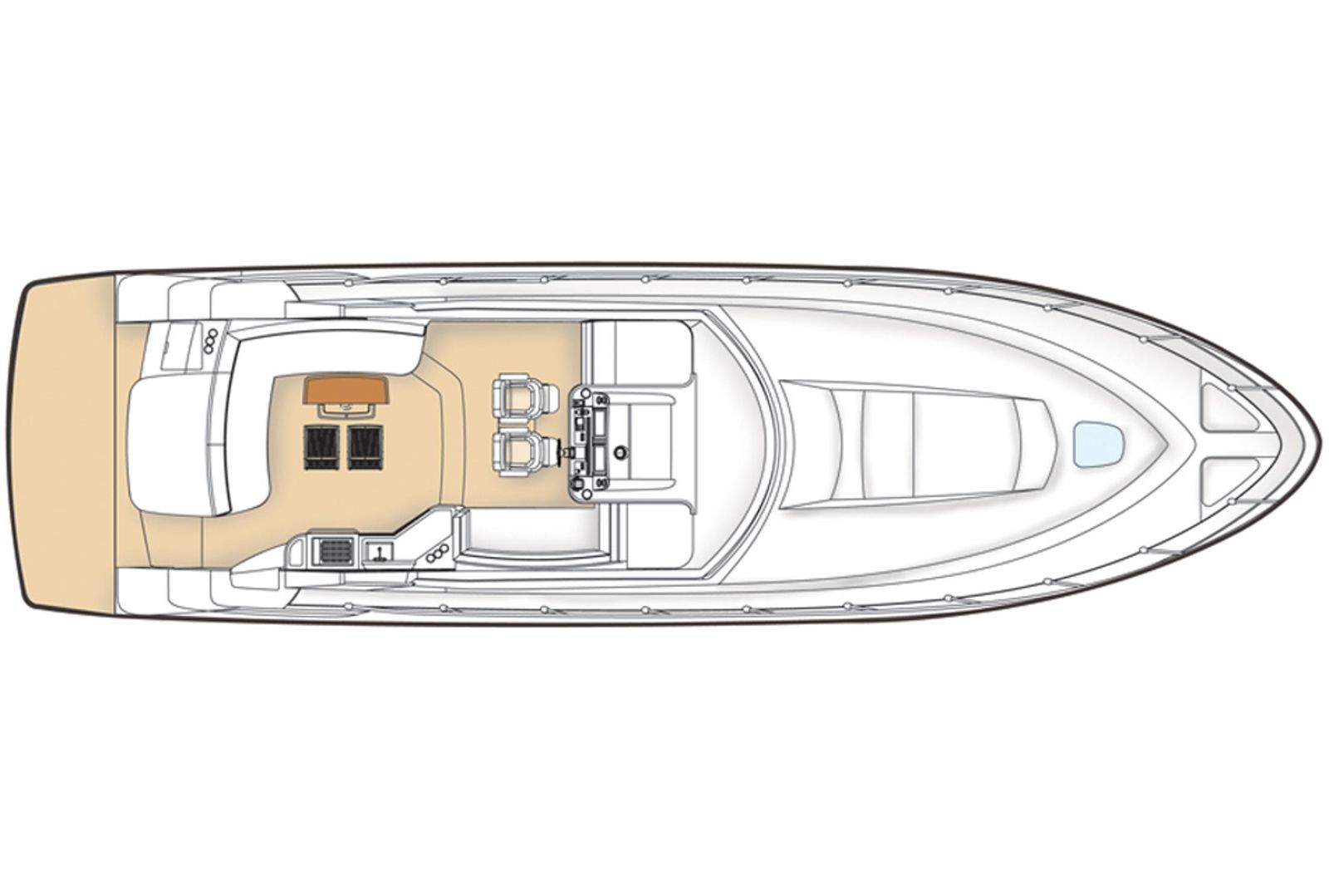 2016 Sea Ray Sundancer 540 — Twin Cummins QSM-11 Diesels, Miami