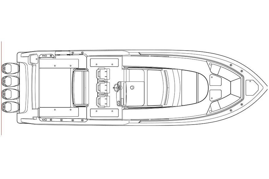 2016 Boston Whaler 420 Outrage — Quad Mercury 350 Verado, Fort Lauderdale