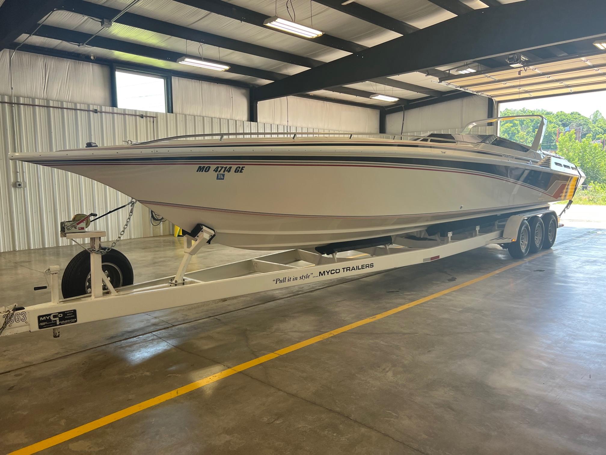 1992 Fountain 42 Lightning — Triple Mercruiser 502 Bravo, Homestead