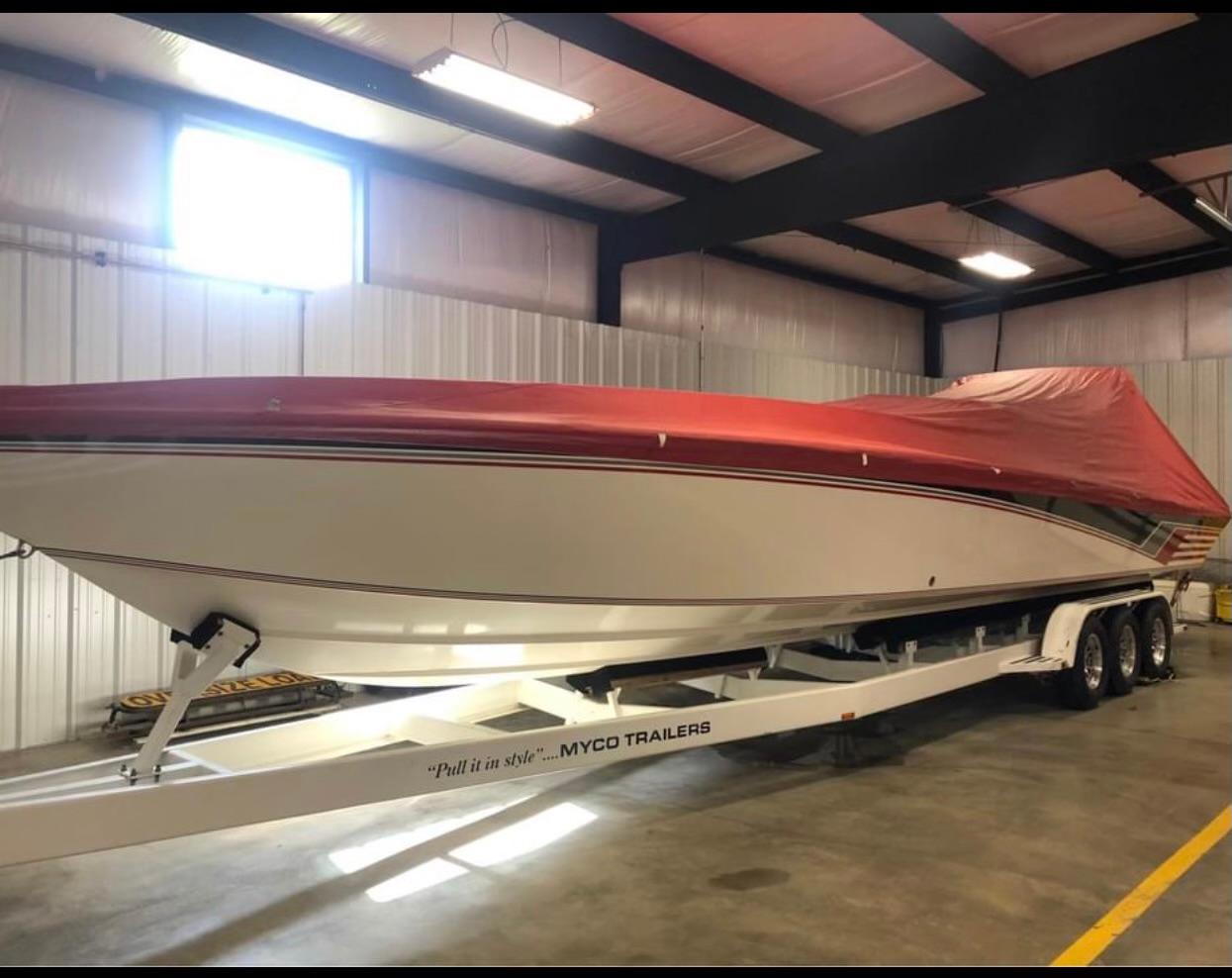 1992 Fountain 42 Lightning — Triple Mercruiser 502 Bravo, Homestead