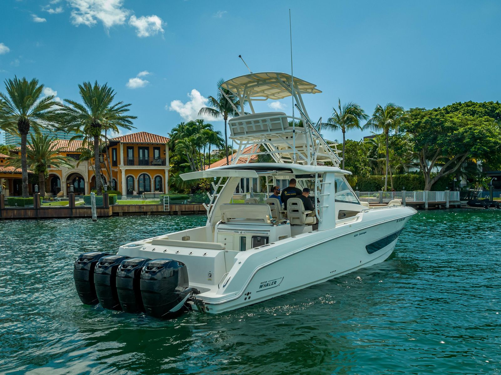 2016 Boston Whaler 420 Outrage — Quad Mercury 350 Verado, Fort Lauderdale