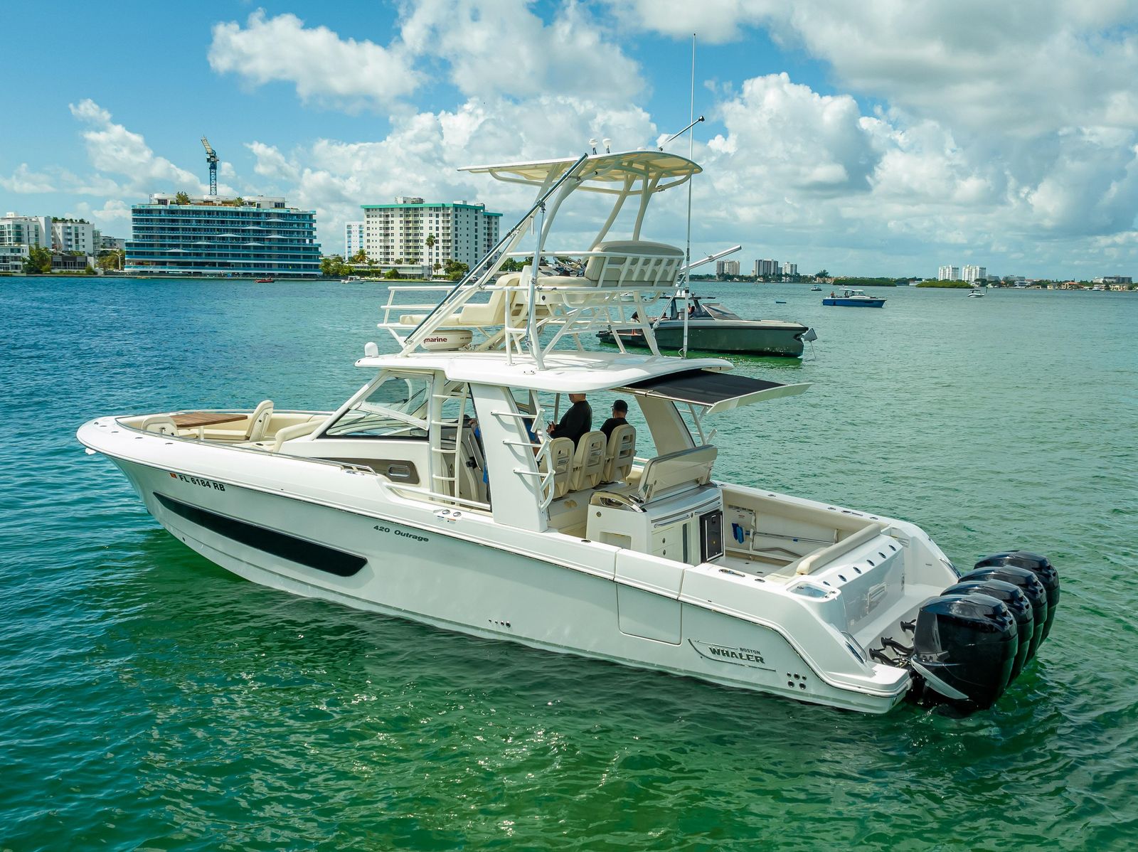 2016 Boston Whaler 420 Outrage — Quad Mercury 350 Verado, Fort Lauderdale