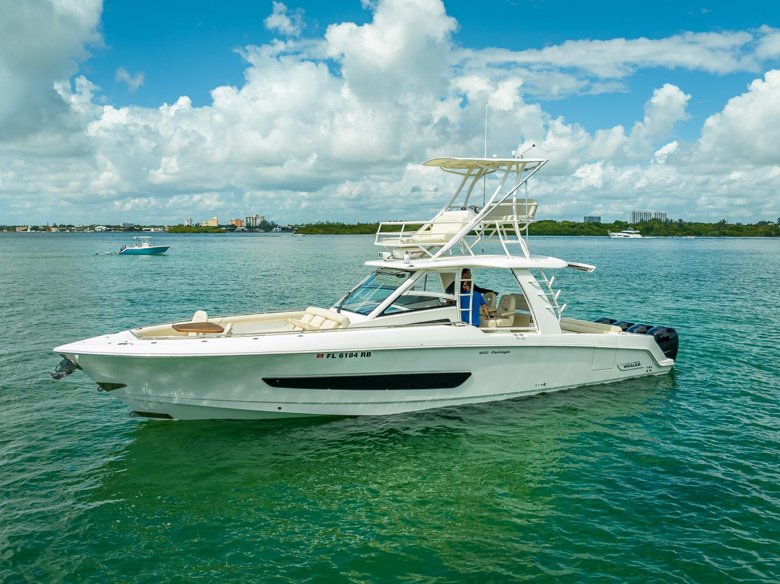 2016 Boston Whaler 420 Outrage — Quad Mercury 350 Verado, Fort Lauderdale